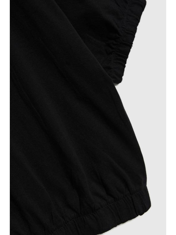 Moodo Crna ženska pamučna majica Moodo