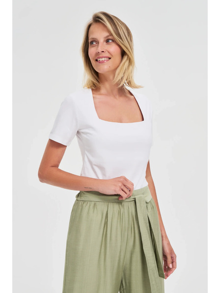 Moodo Bijela ženska Moodo majica