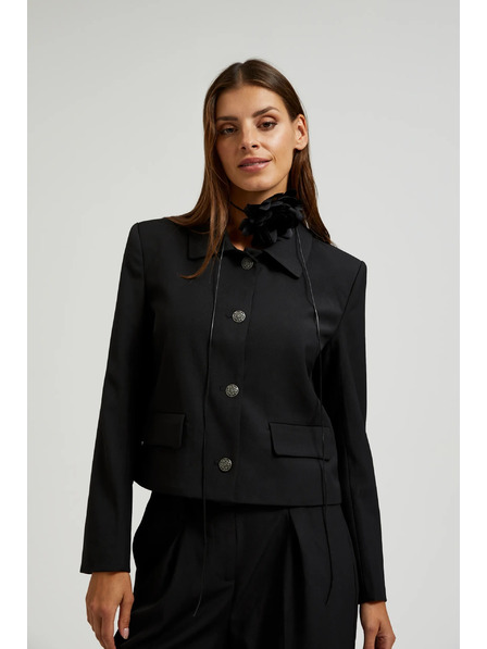 Moodo Crna ženska jakna