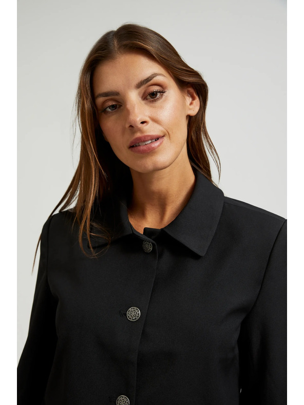 Moodo Crna ženska jakna