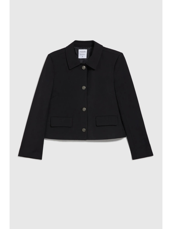 Moodo Crna ženska jakna