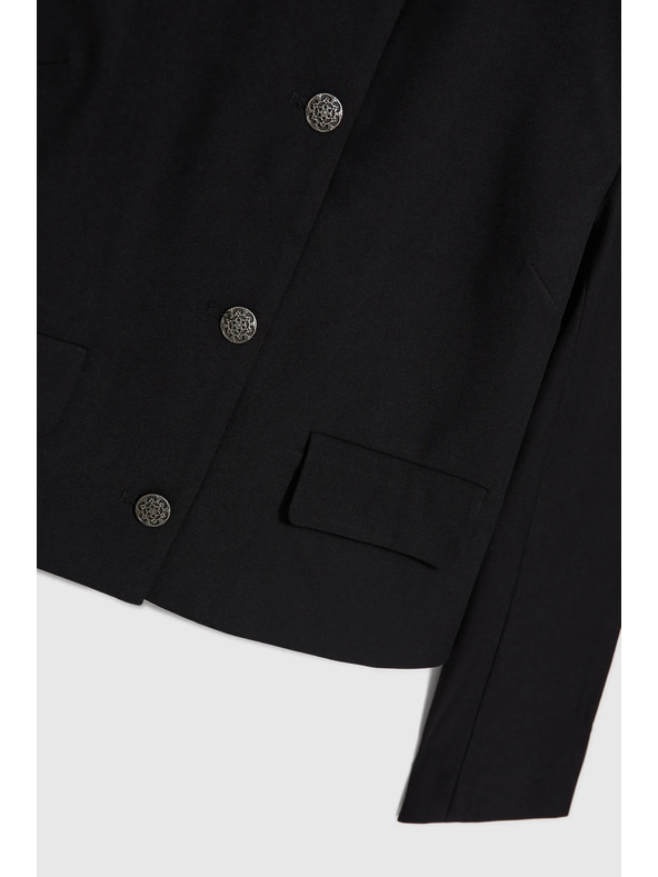 Moodo Crna ženska jakna