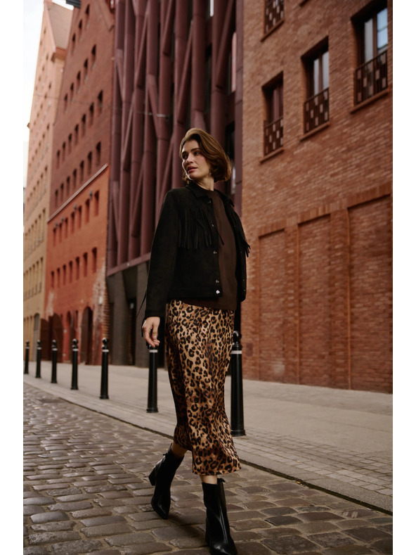 Moodo Žensko leopardsko krilo Moodo – smeđe