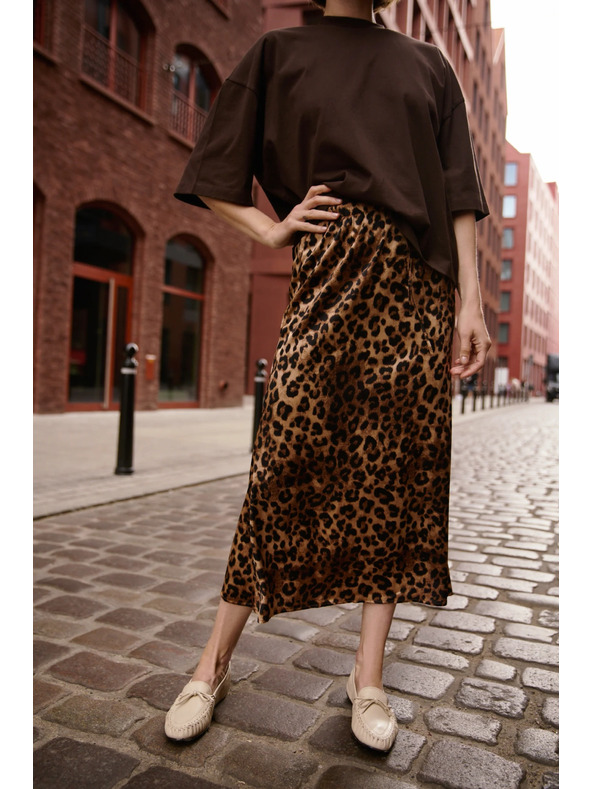 Moodo Žensko leopardsko krilo Moodo – smeđe