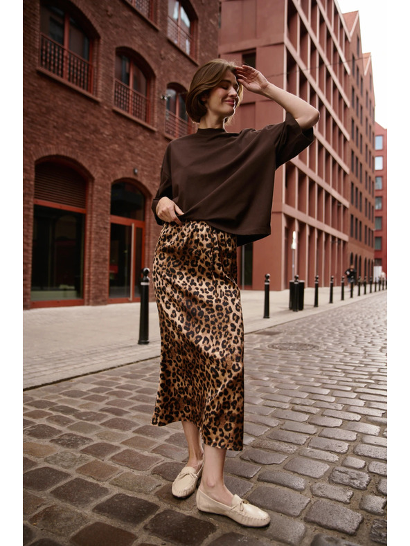 Moodo Žensko leopardsko krilo Moodo – smeđe