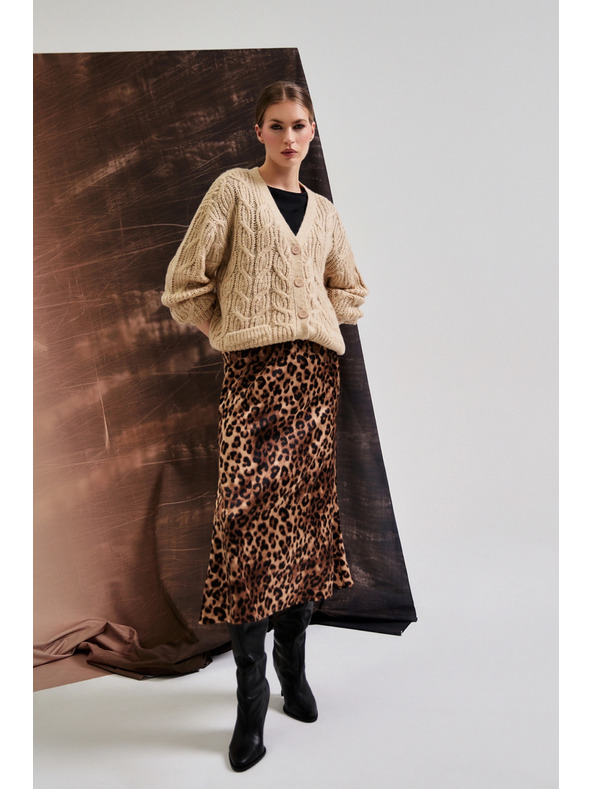 Moodo Žensko leopardsko krilo Moodo – smeđe