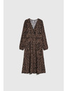 Moodo Smeđe uzorkovane haljine Moodo