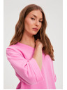 Moodo Bluza s V izrezom ružičasta Moodo