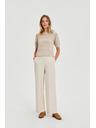 Moodo Bež hlače sa naborima Moodo