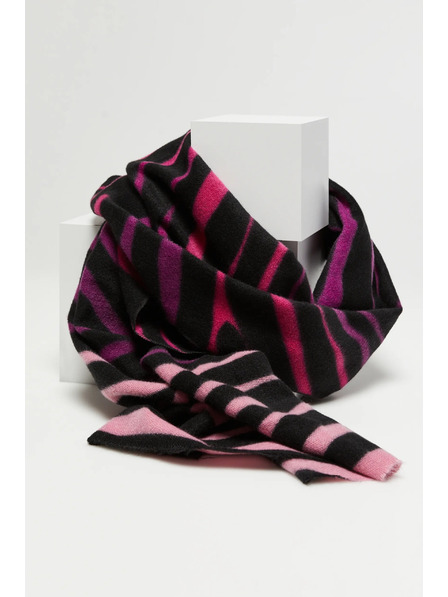 Moodo Ružasti šal s životinjskim motivom Moodo