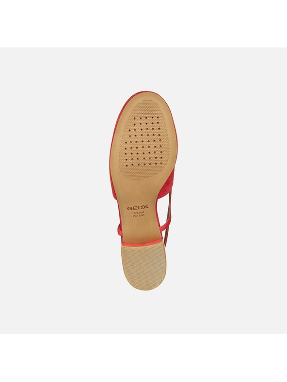 Geox Crvene ženske baletanke Geox Virnilisa B