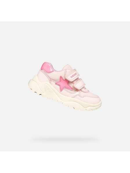 Geox Svjetlosno ružičaste djevojačke tenisice Geox Ciufciuf