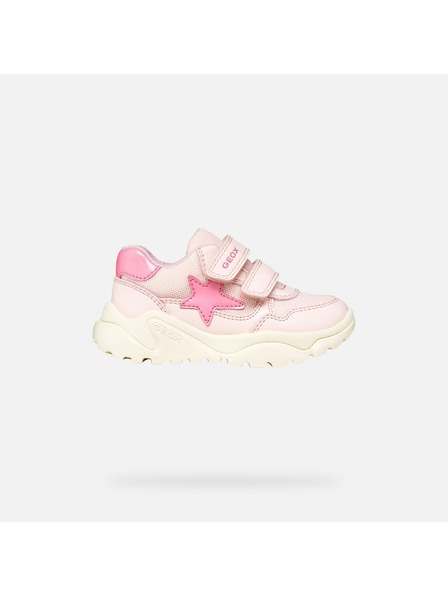 Geox Svjetlosno ružičaste djevojačke tenisice Geox Ciufciuf