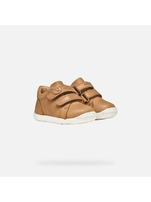 Geox Svjetlosno smeđe dječje tenisice Geox Macchia