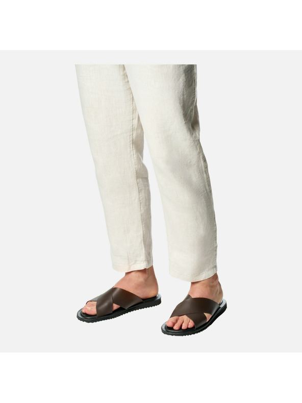 Geox Crne muške papuče Geox Erice