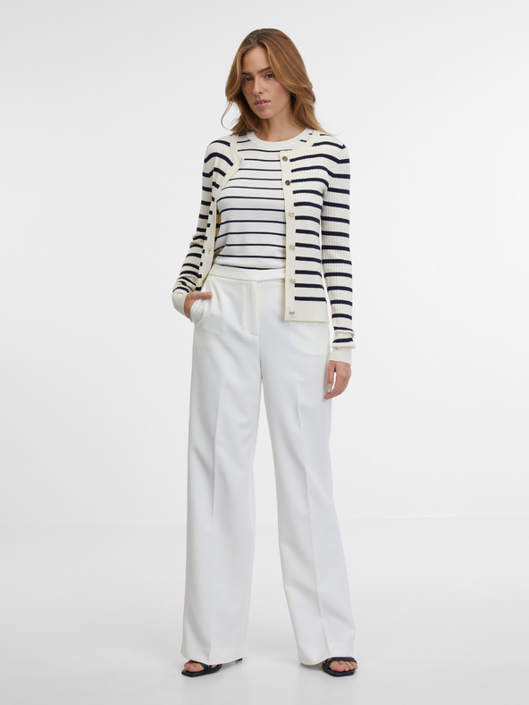 Orsay Krem prugasti ženski kardigan ORSAY