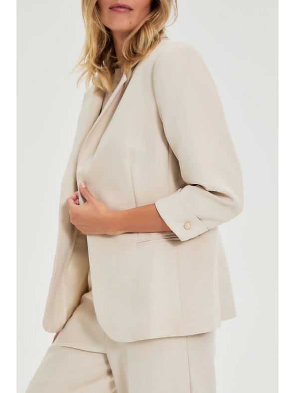 Moodo Sako s 3/4 rukavima bež Moodo