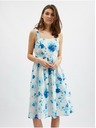 Orsay Plavo-bijele ženske cvjetne haljine ORSAY