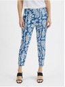 Orsay Bijelo-plave ženske hlače s uzorkom ORSAY