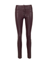 Orsay Ženske hlače od umjetne kože boje vina ORSAY