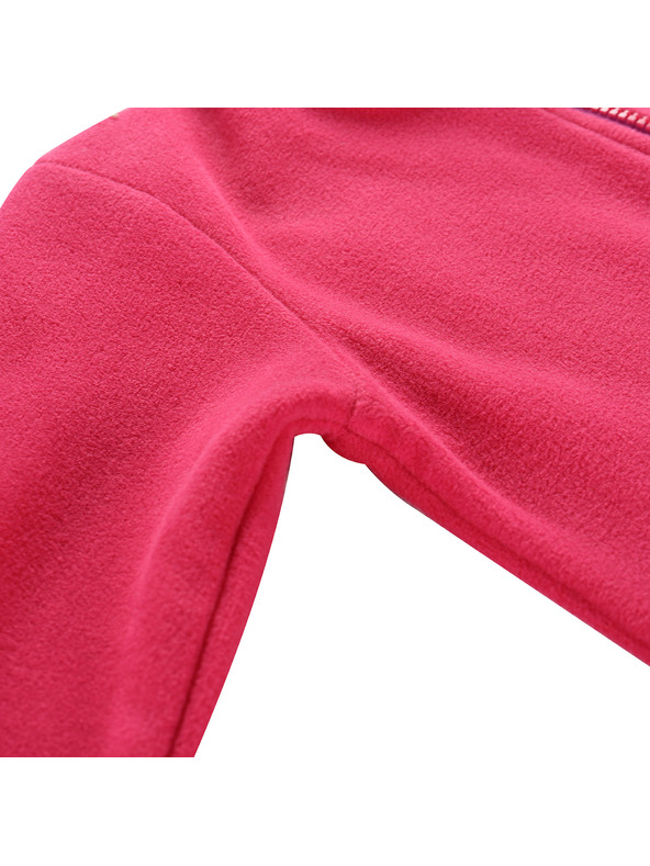 ALPINE PRO Ljubičasto-ružičasta dječja flis majica ALPINE PRO SIUSO