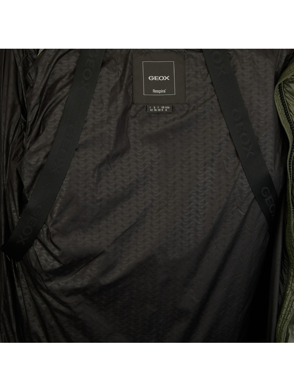Geox Khaki ženska pernata jakna Geox Serilda