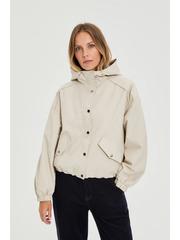 Moodo Jakna s kapuljačom bež Moodo