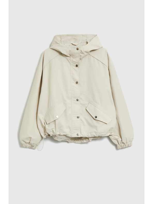 Moodo Jakna s kapuljačom bež Moodo