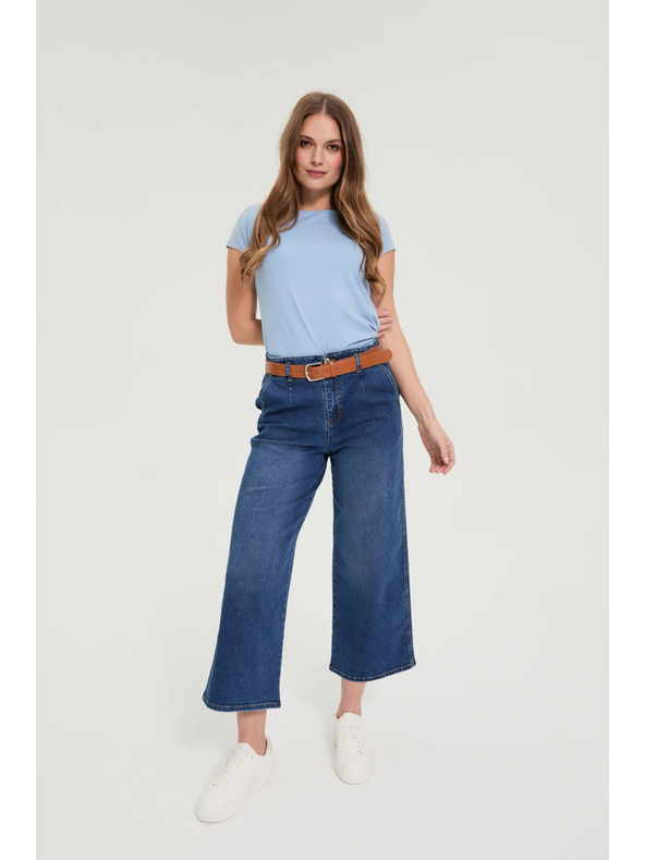 Moodo Pamučna majica plava Moodo