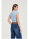 Moodo Pamučna majica plava Moodo