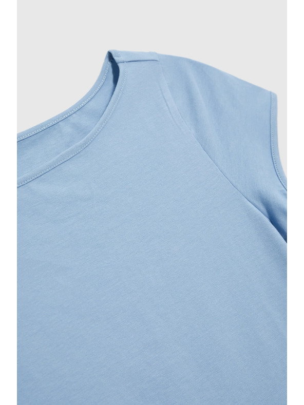 Moodo Pamučna majica plava Moodo