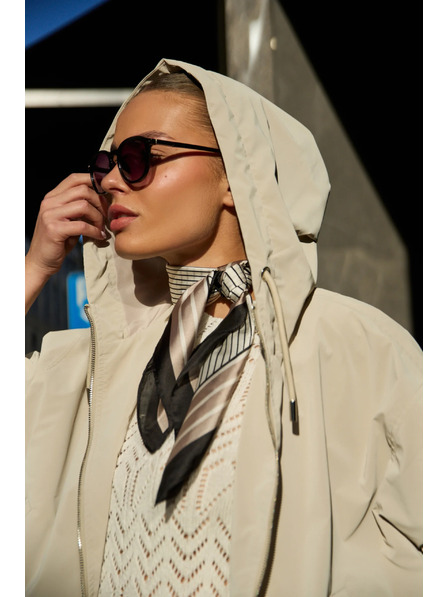 Moodo Tanka jakna sa kapuljačom bež Moodo