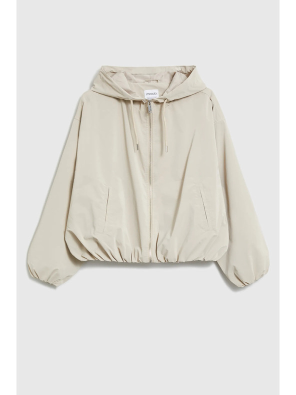 Moodo Tanka jakna sa kapuljačom bež Moodo