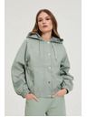Moodo Kratka jakna maslinasto zelena Moodo