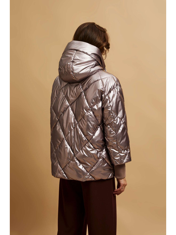 Moodo Metalična prošivana jakna Moodo