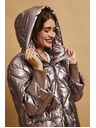 Moodo Metalična prošivana jakna Moodo