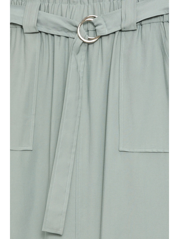 Moodo Suknja od viskoza maslinasto zelena Moodo