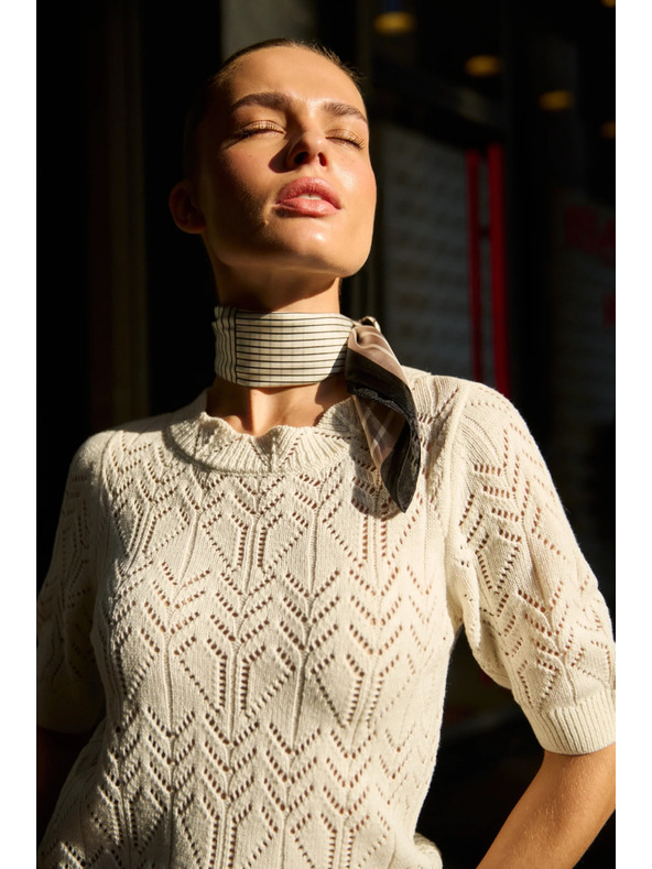 Moodo Azure pulover pijesak Moodo