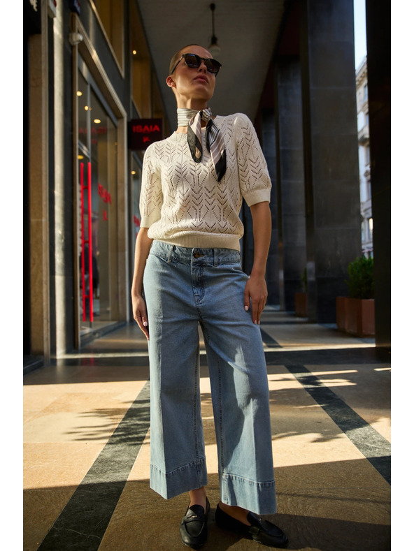 Moodo Azure pulover pijesak Moodo