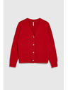 Moodo Kardigan s dugmadima u obliku ruže crvena Moodo