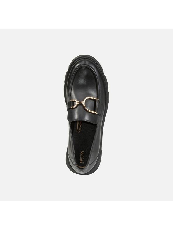 Geox Crne ženske mokasine Geox Vilde