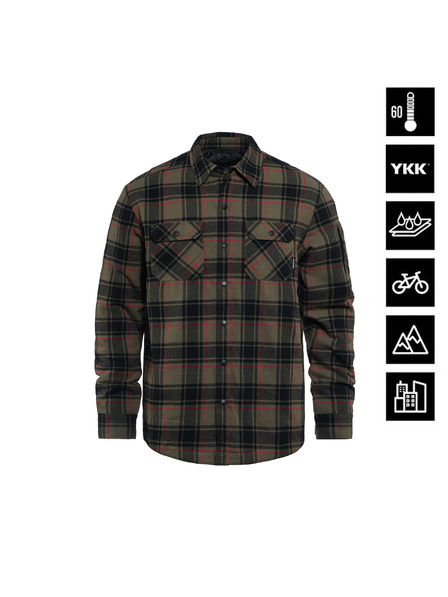 Horsefeathers Vodoodbojni toplinski shirt Dough - tarmac