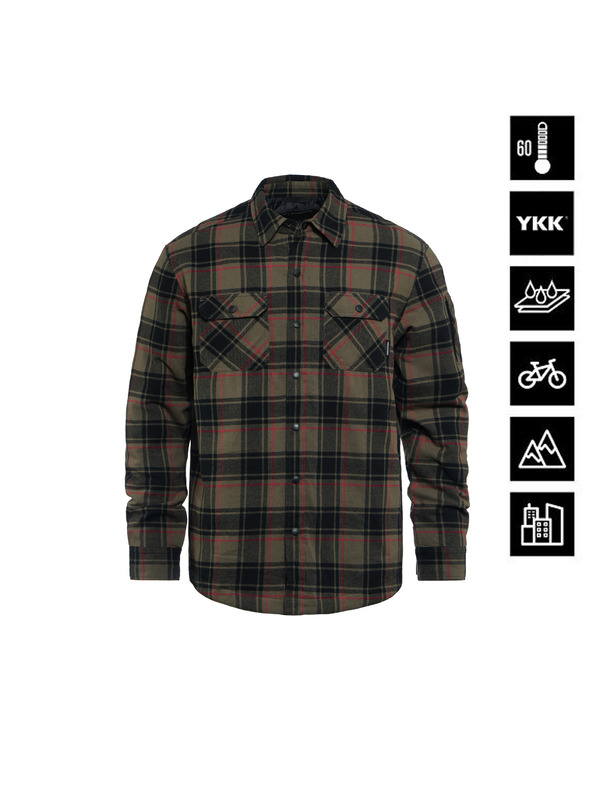 Horsefeathers Vodoodbojni toplinski shirt Dough - tarmac