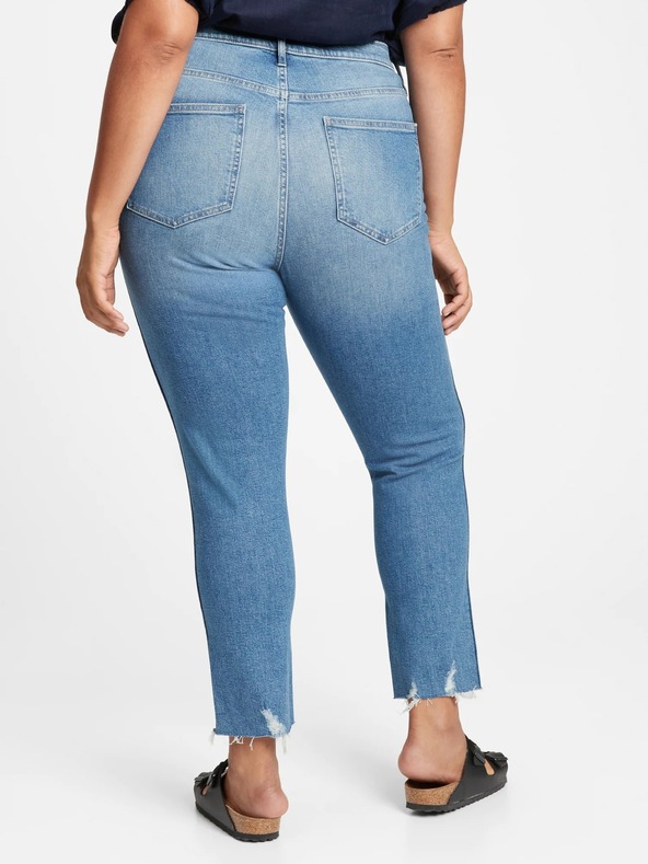 GAP Slim High Rise Destructed Vintage džins GAP