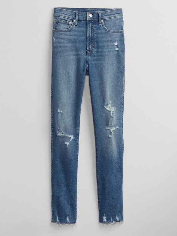 GAP Slim High Rise Destructed Vintage džins GAP