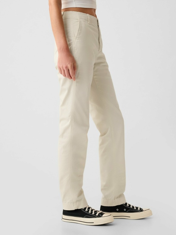 GAP Khaki hlače Mid Rise downtown GAP