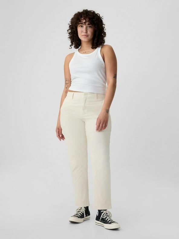 GAP Khaki hlače Mid Rise downtown GAP