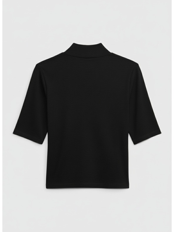 GAP Dječji rebrasti rolled neck džemper GAP