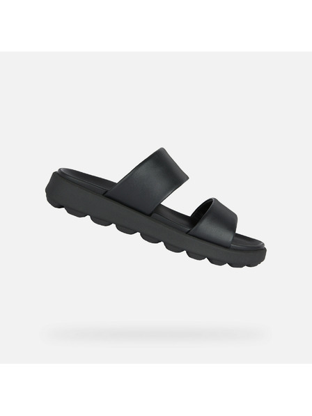 Geox Black Geox Spherica muške kožne papuče