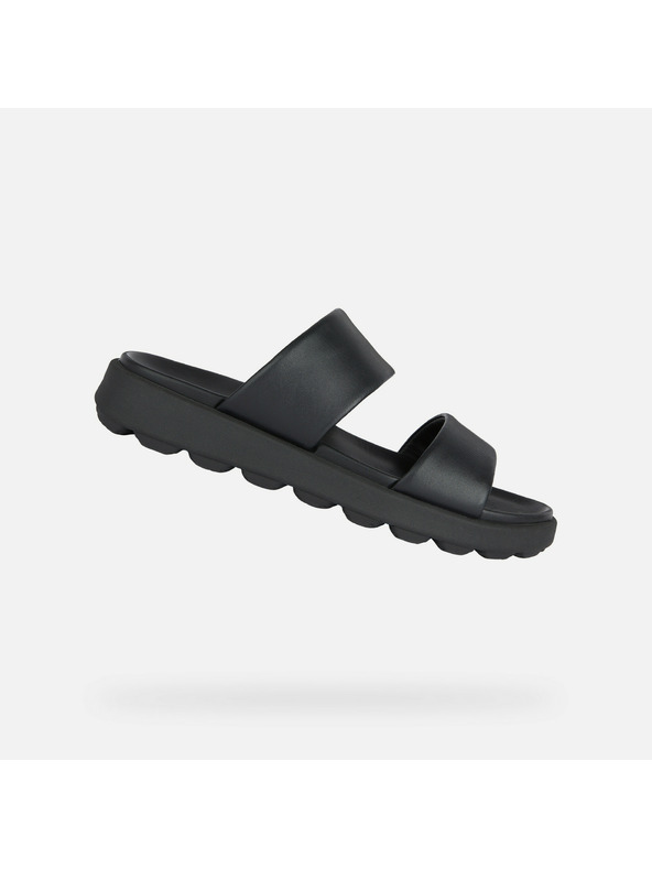 Geox Black Geox Spherica muške kožne papuče